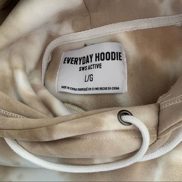 •SWS• Cropped Tie Dye Hoodie Size L - Picture 8 of 10